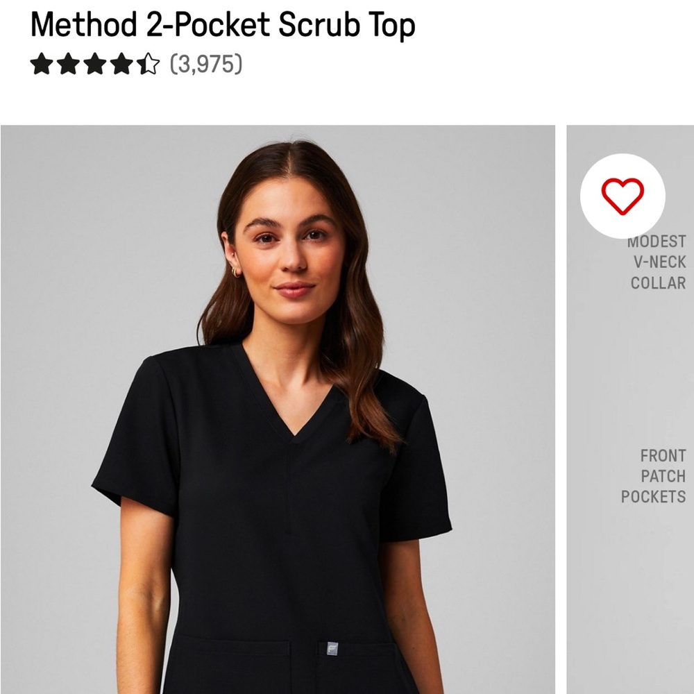 Fabletics Black Scrub set